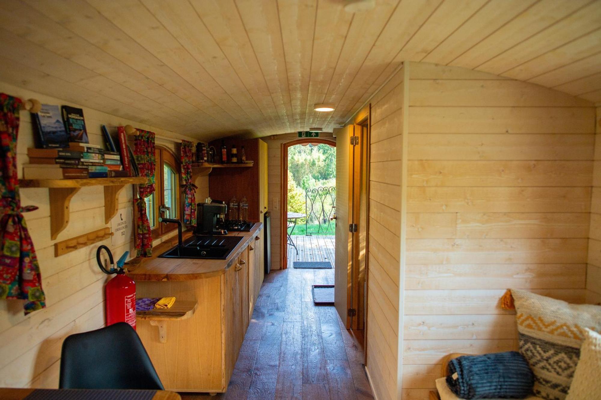 הוילה Lierneux La Tiny House De La Bergerie מראה חיצוני תמונה