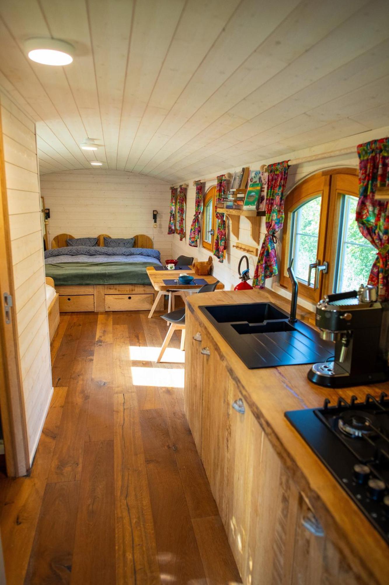 הוילה Lierneux La Tiny House De La Bergerie מראה חיצוני תמונה